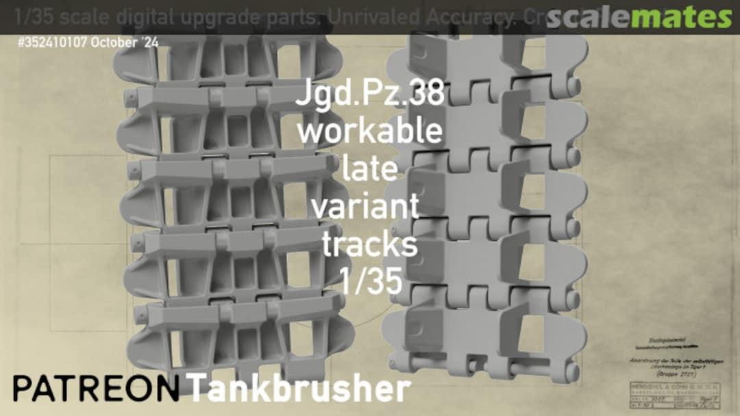 Boxart Jagdpanzer 38 - late type variant  Tankbrusher Scale Modeling