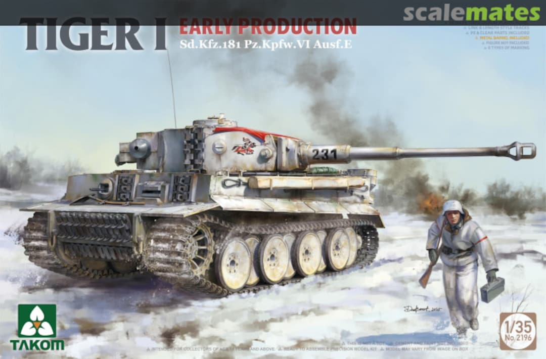 Boxart Sd.Kfz.181 Pz.Kpfw.VI Ausf.E Tiger I 2196 Takom