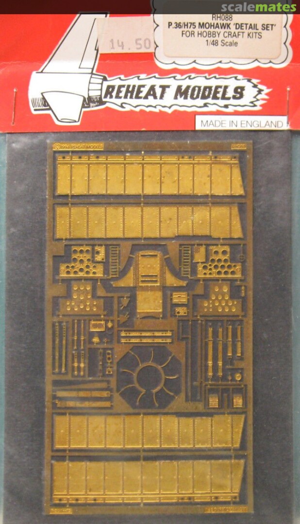 Boxart P-36/H75 Mohawk Detail Set RH088 Reheat Models