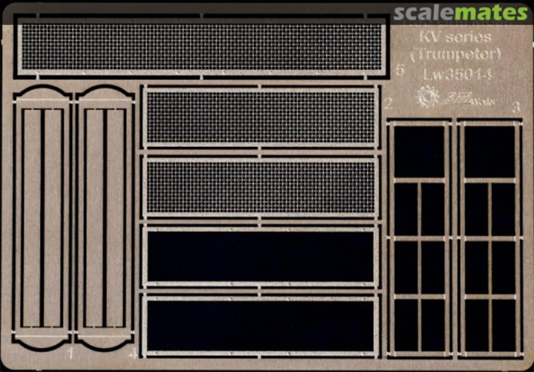 Boxart Grill Mesh for Trumpeter KV1/KV2 LW35014 Alliance Model Works