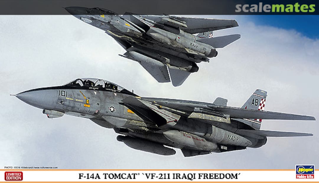 Boxart F-14A Tomcat `VF-211 Iraqi Freedom´ 02040 Hasegawa