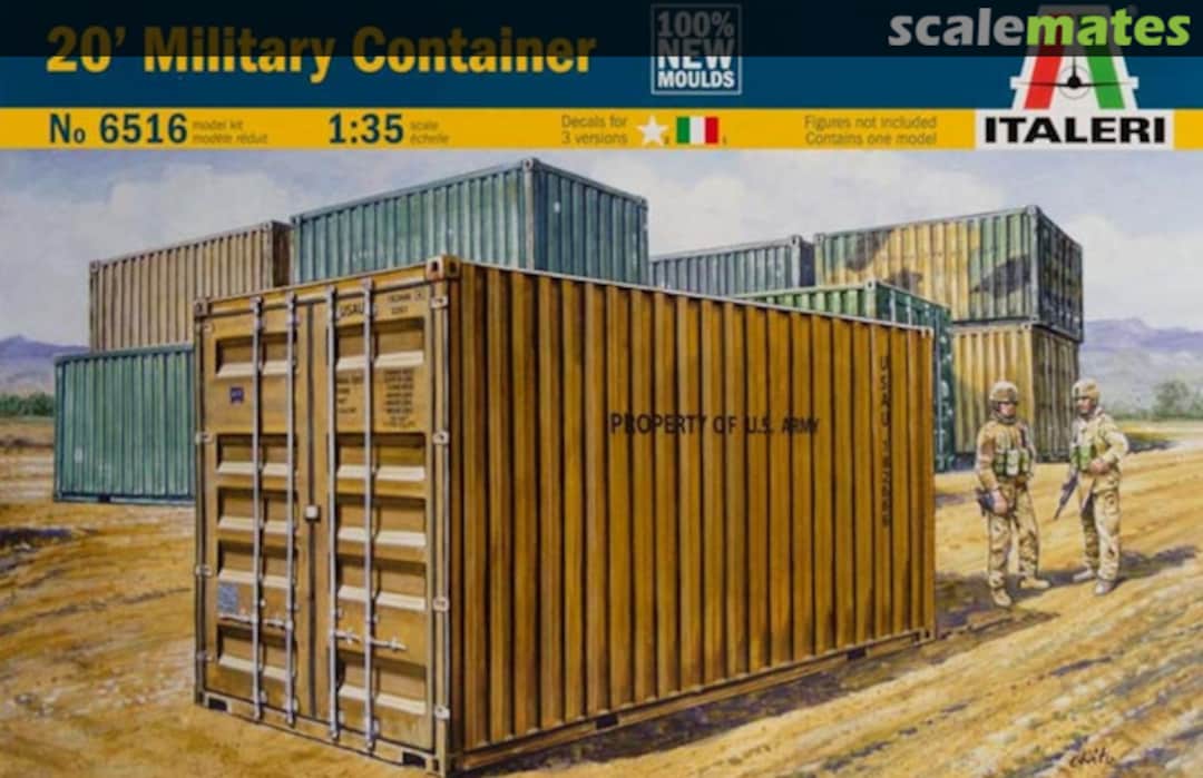 Boxart 20' Military Container 6516 Italeri