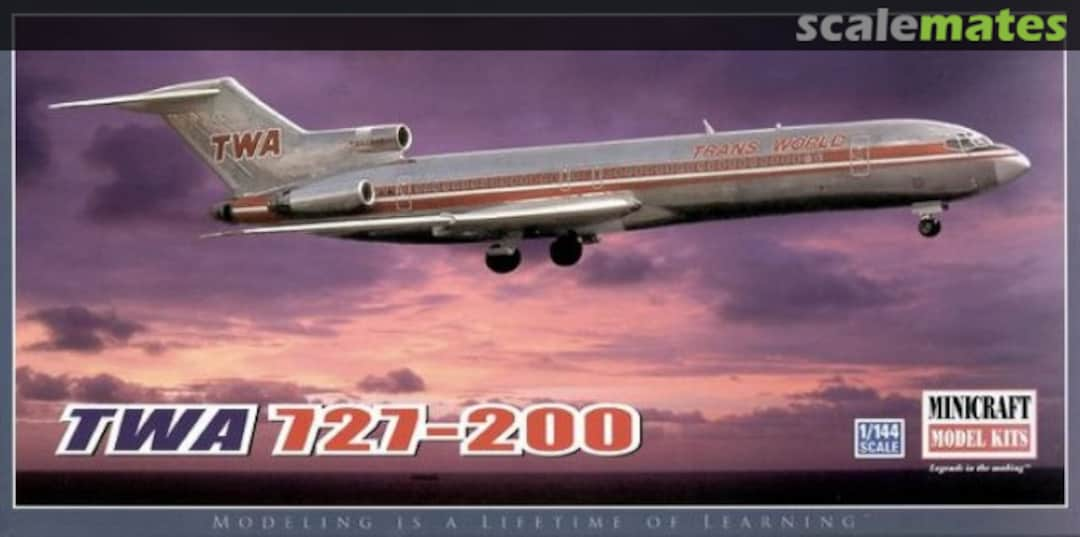 Boxart Boeing 727-200 14599 Minicraft Model Kits