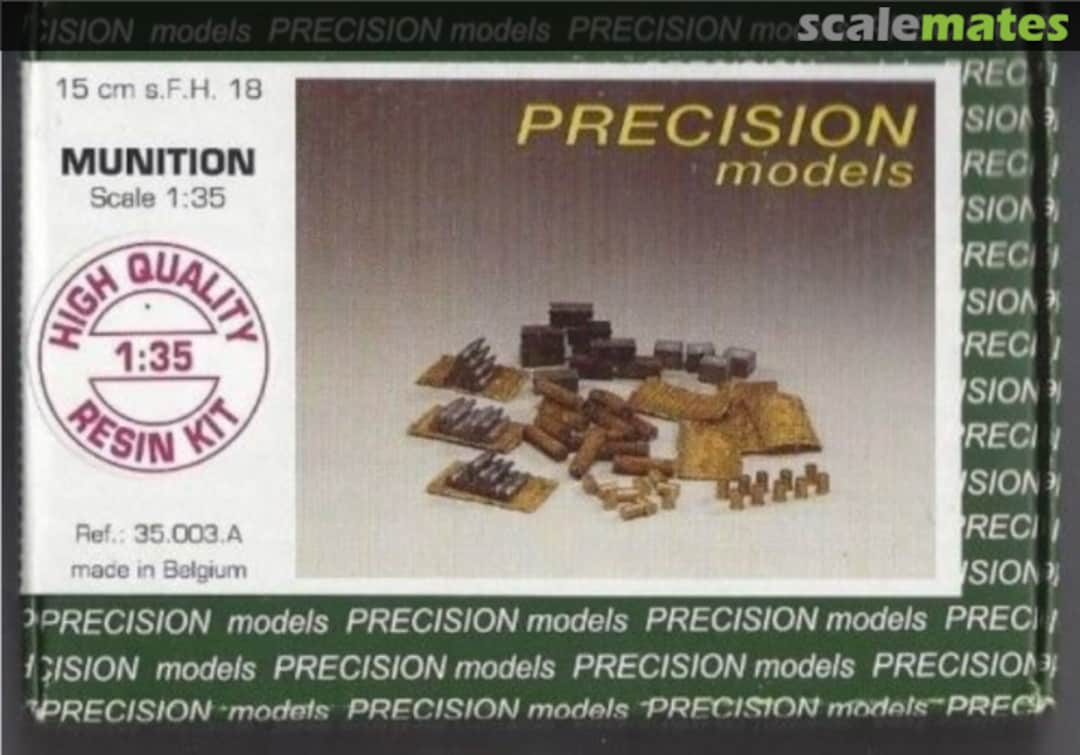 Boxart Ammunition for 15 cm s.FH 18 35.003.A Precision Models