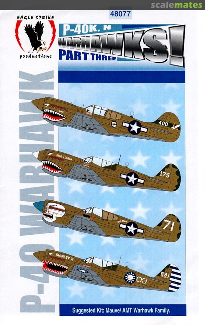 Boxart P-40K, N Warhawks! 48077 Eagle Strike Productions