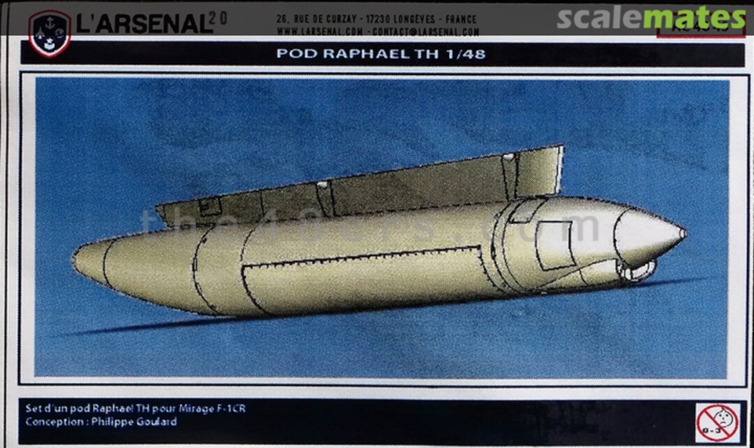 Boxart Raphael radar reconnaissance pod AC 48 43 L'Arsenal