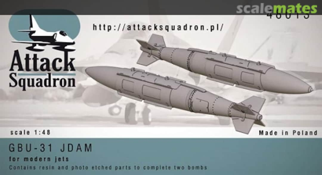 Boxart GBU-31 JDAM 2000 lb 2 pcs 48013 Attack Squadron