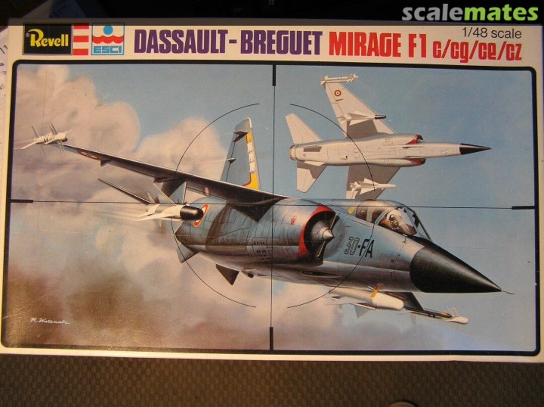 Boxart Dassault-Breguet Mirage F1 c/cg/ce/cz H-2235 Revell/ESCI