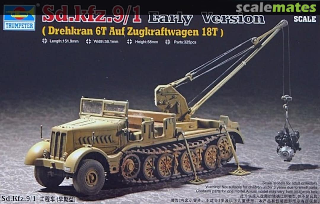 Boxart Sd.Kfz. 9/1 Early Version 07253 Trumpeter