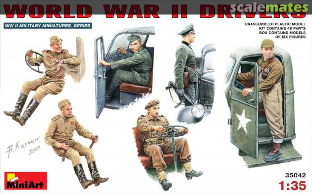 Boxart World War II Drivers 35042 MiniArt