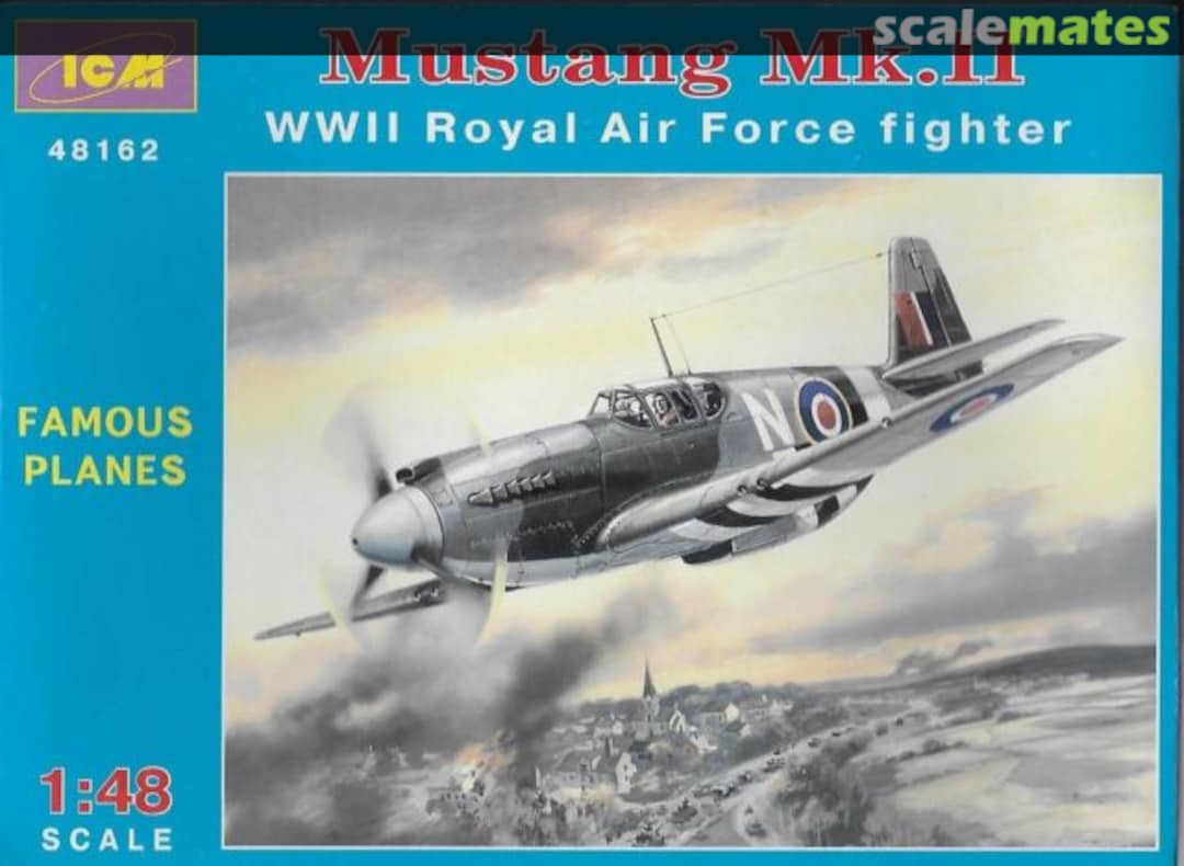 Boxart Mustang Mk.II 48162 ICM