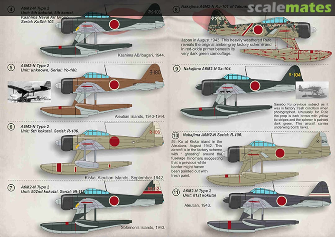 Contents A6M2-N "Zero" 72-343 Print Scale