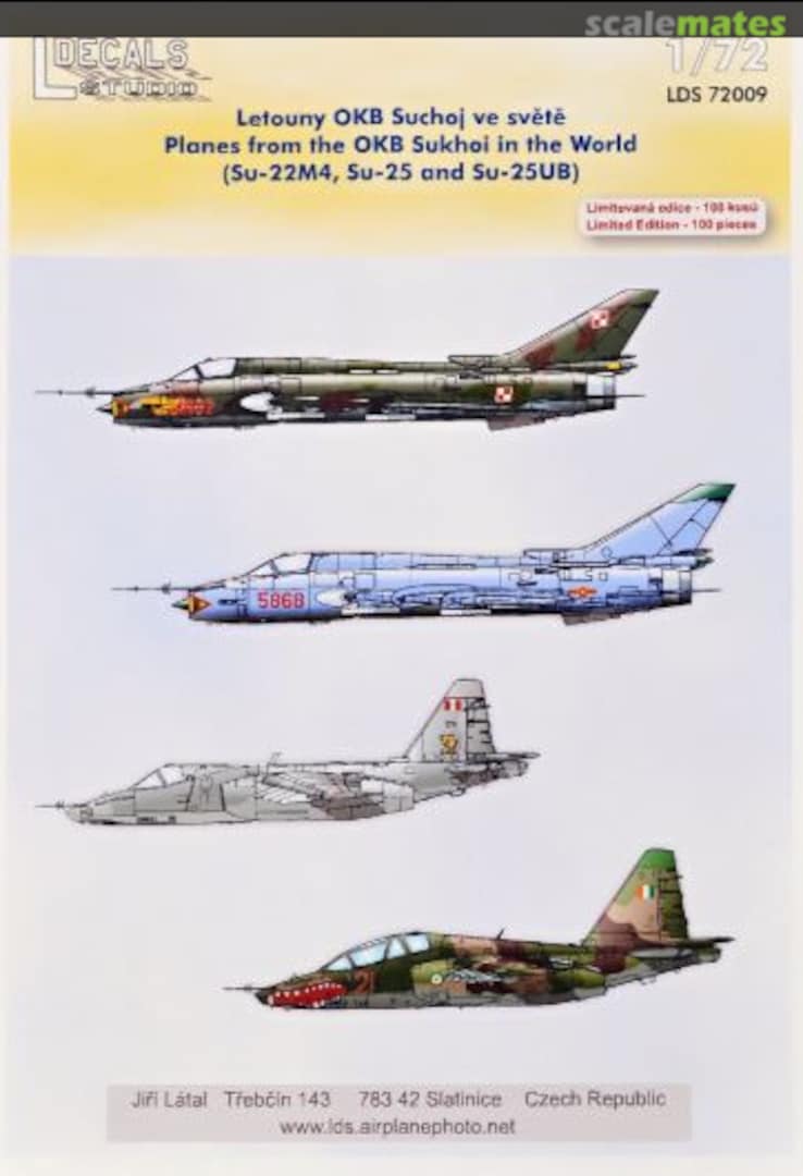 Boxart Planes from the OKB Sukhoi in the World LDS 72009 L Decals Studio