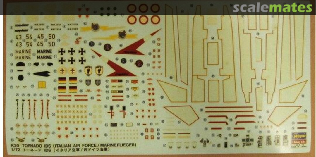 Contents Tornado IDS 04030 Hasegawa