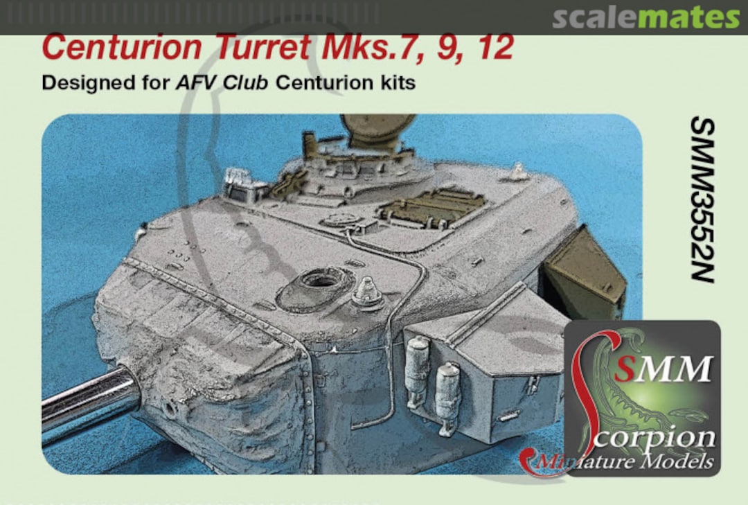 Boxart Centurion Turret Mks.7,9,12 SMM3552N Scorpion Miniature Models