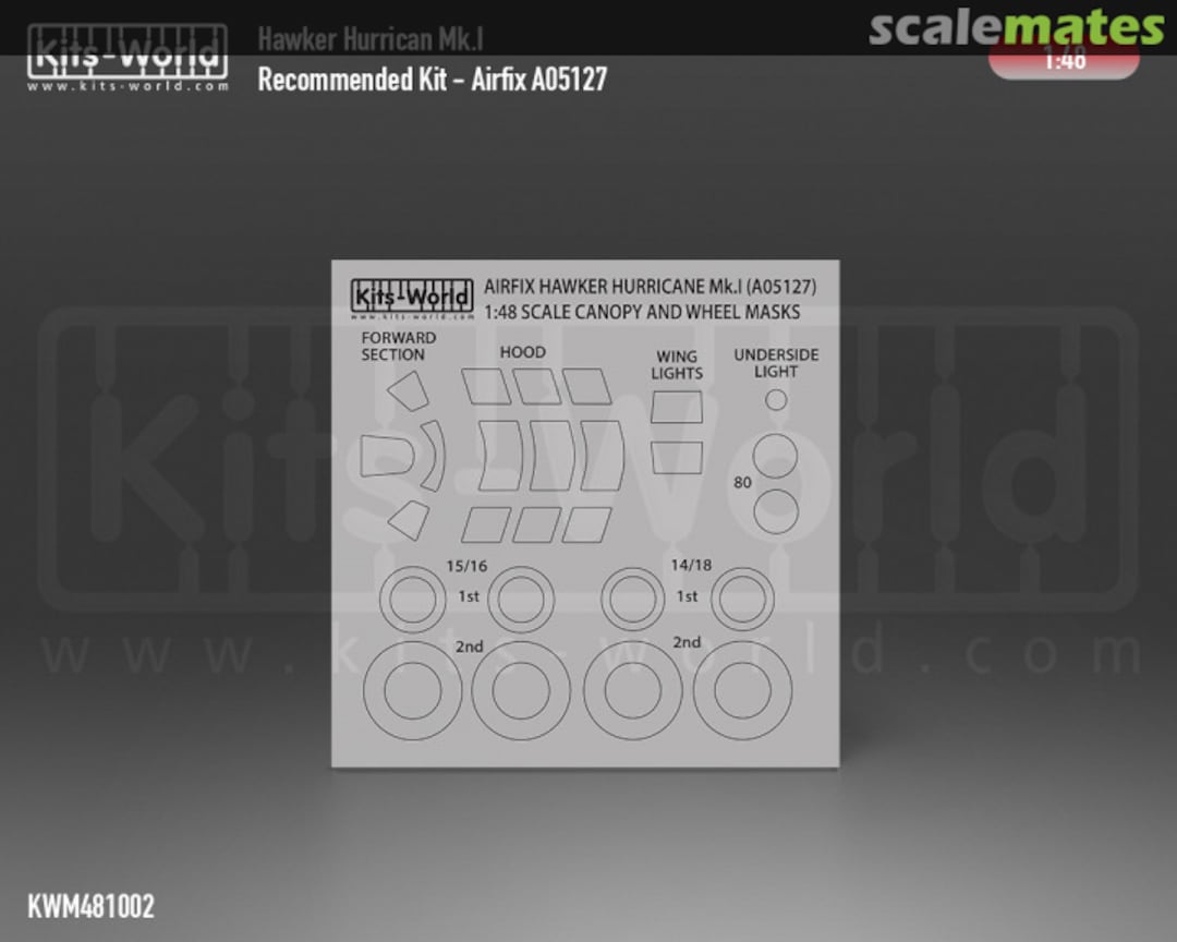 Boxart Airfix Hawker Hurricane Mk 1 kwm481002 Kits-World