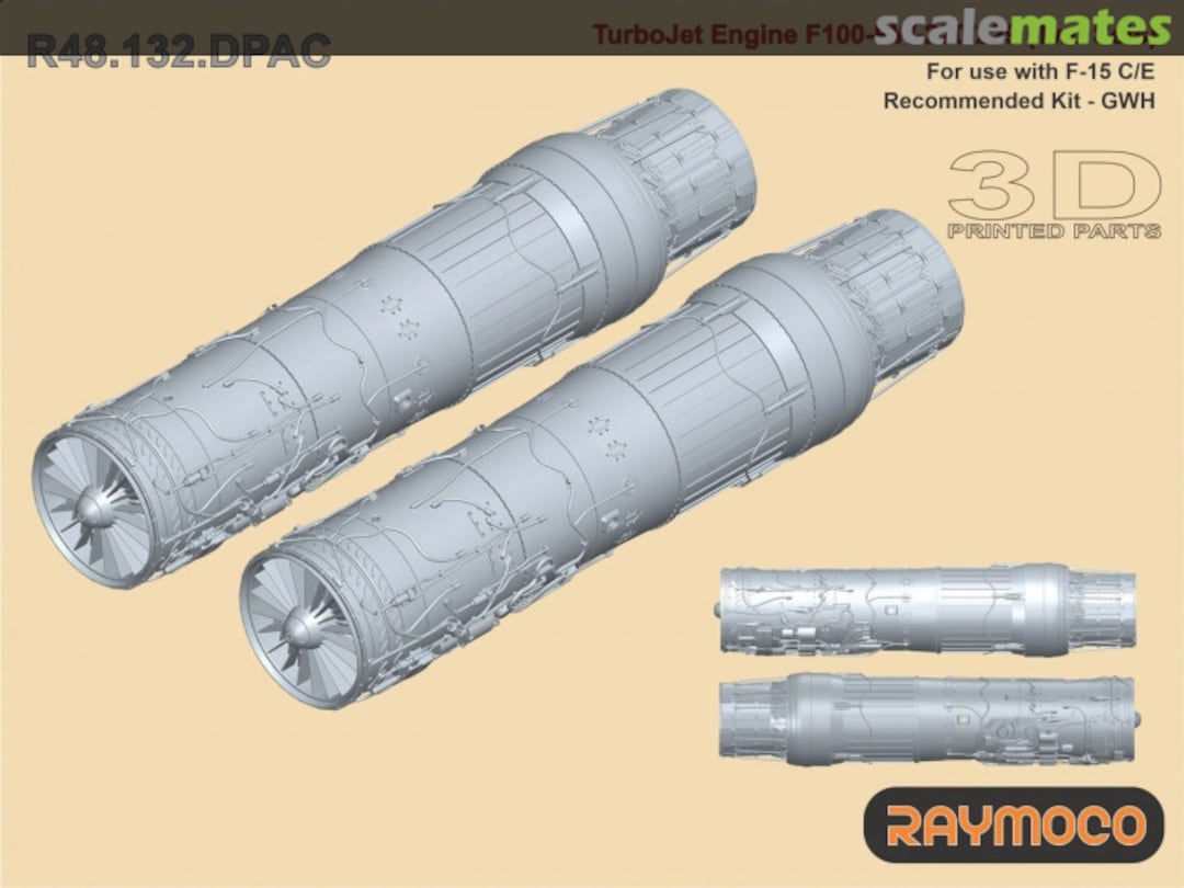 Boxart Turbojet Engine F100-PW-220/229 R48.132.DPAC Raymoco