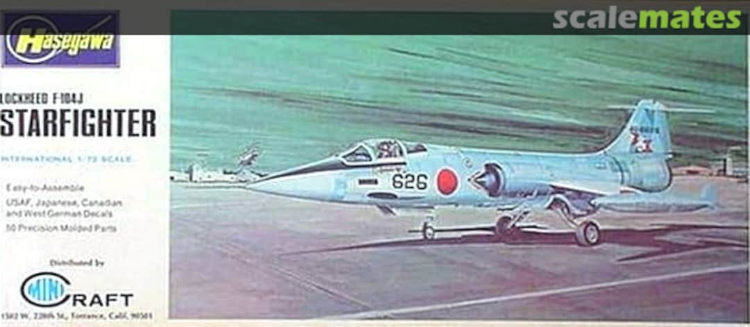 Boxart Lockheed F-104J Starfighter JS-013 Minicraft Hasegawa