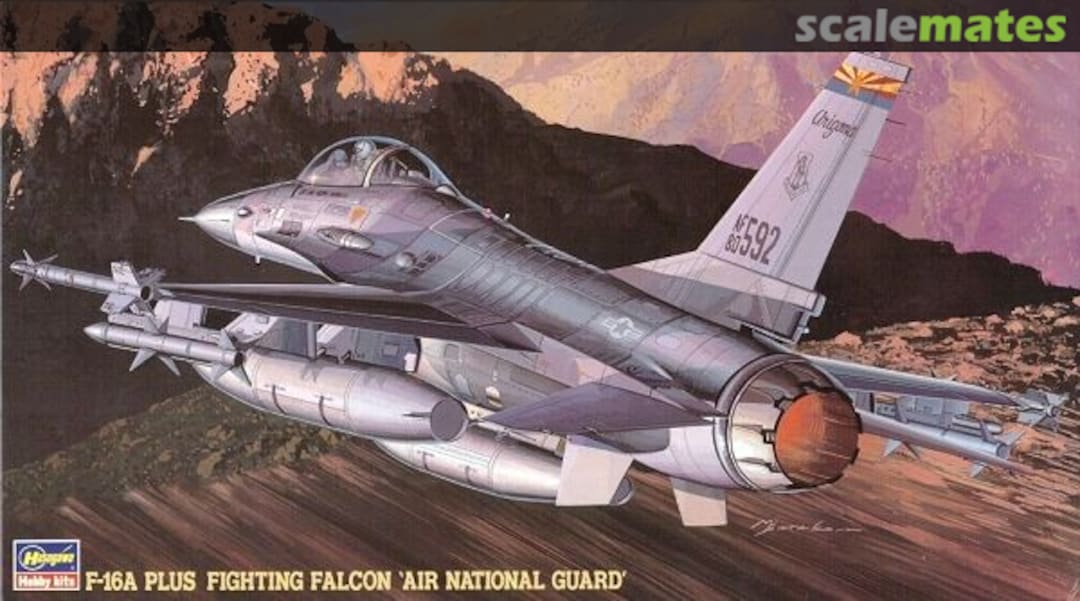 Boxart F-16A Plus Fighting Falcon `Air National Guard´ 06161 Hasegawa