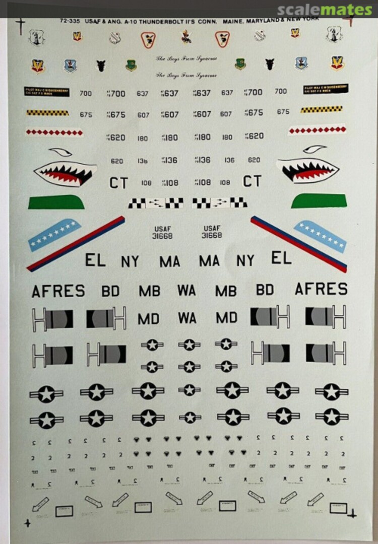 Contents A-10A Warthog 72-335 SuperScale International