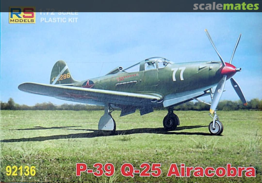 Boxart P-39Q-25 Airacobra 92136 RS Models