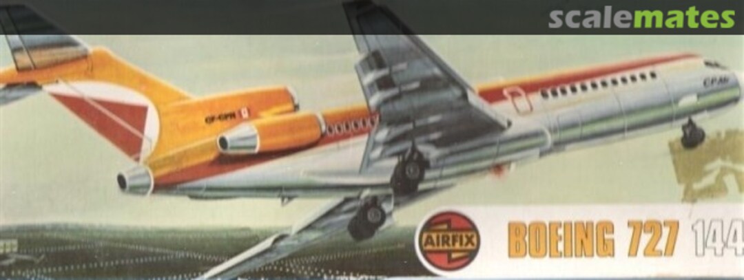 Boxart Boeing 727 R-SKP01 Airfix