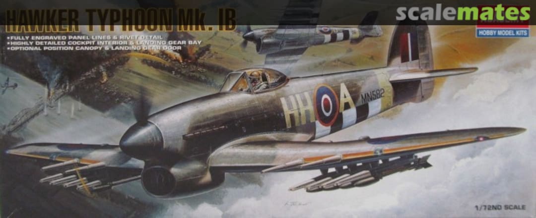 Boxart Hawker Typhoon Mk.IB 1664 Academy