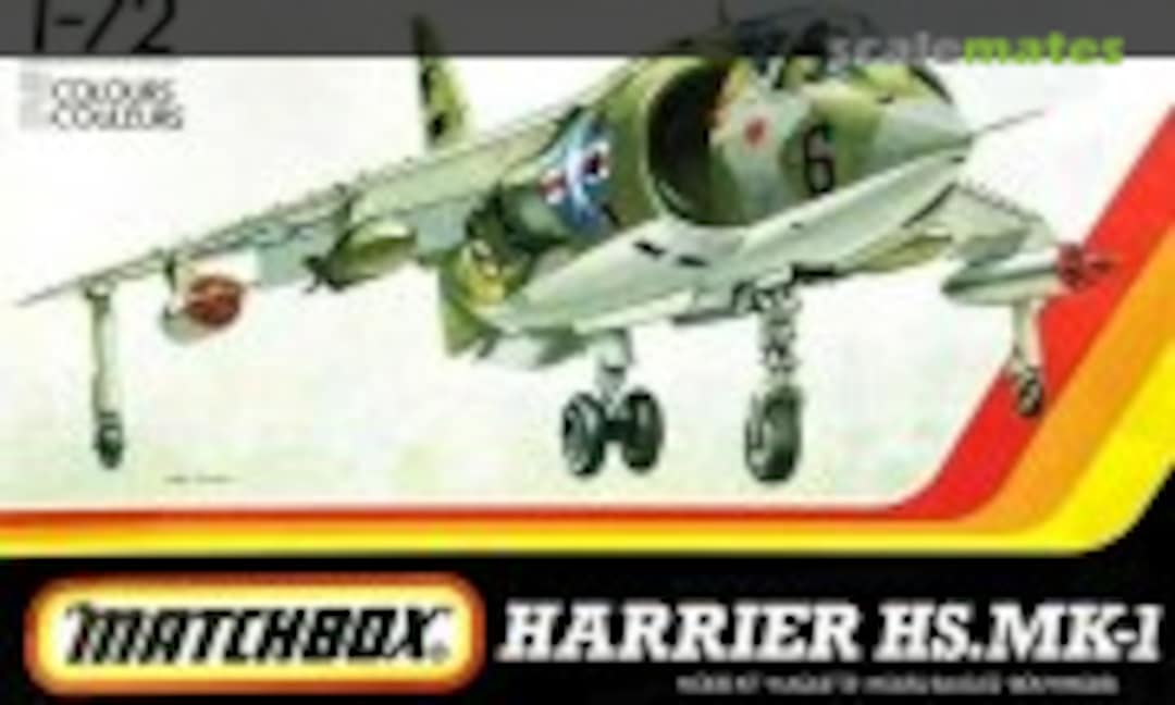 1:72 Harrier HS.Mk-1 (Matchbox PK-16)