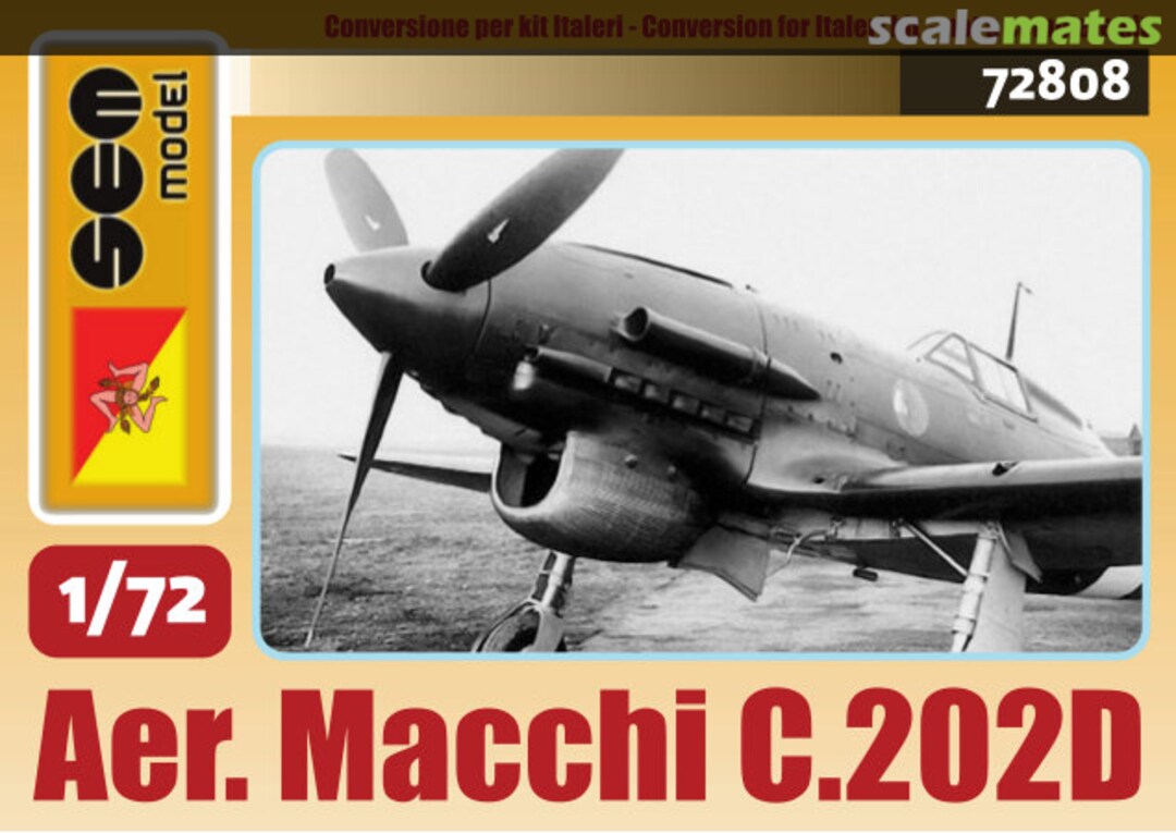 Boxart Aermacchi C.202D 72808 Sem Model