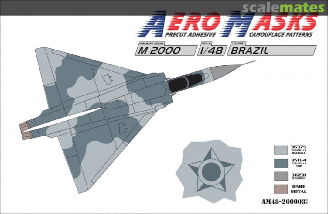 Boxart M 2000 Brazil AM48-200003 AeroMasks