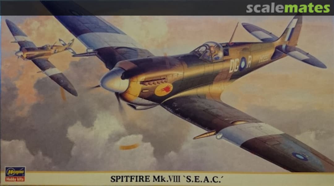 Boxart Spitfire Mk.VIII 'S.E.A.C.' 09485 Hasegawa