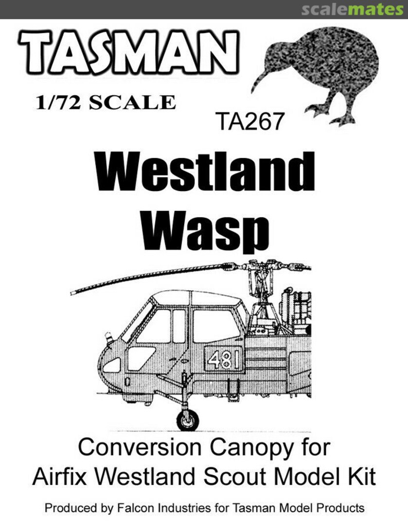 Boxart Westland Wasp HAS-1 canopy TA267 Tasman Model Products