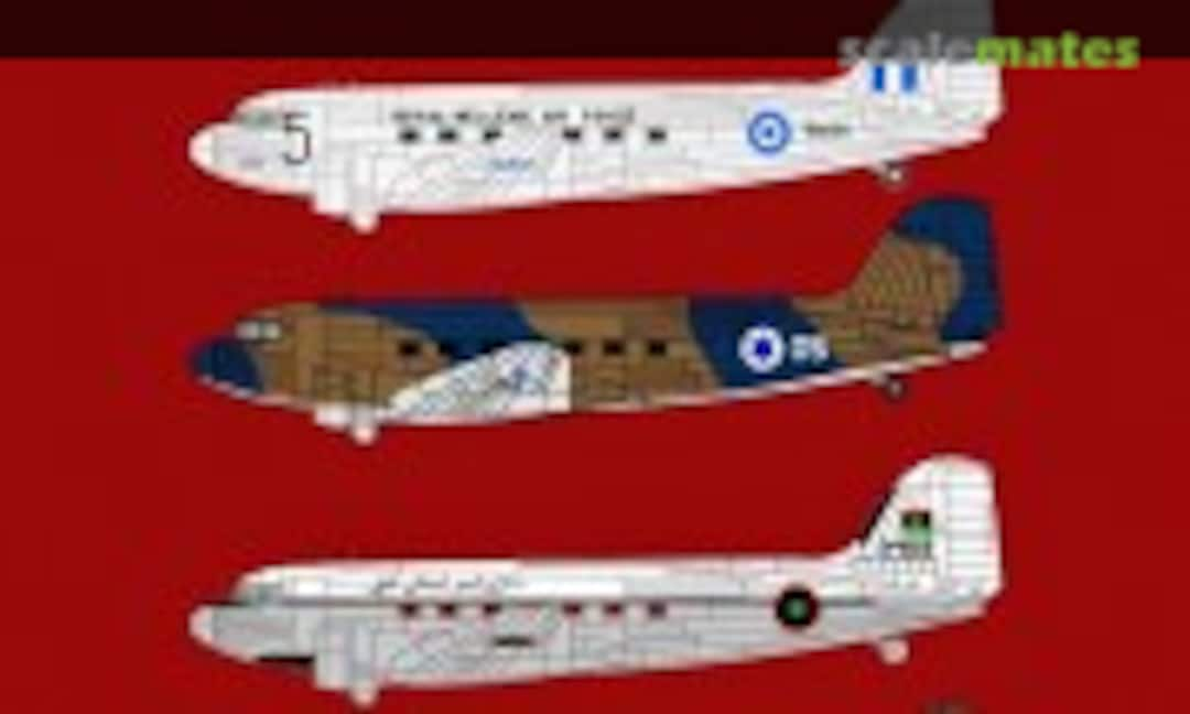 1:72 Mediterranean C-47's (TigerHead Decals 72006)