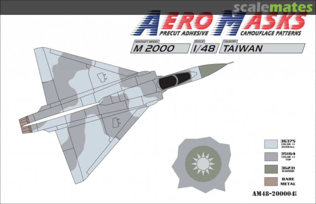 Boxart M 2000 Taiwan M48-200004 AeroMasks