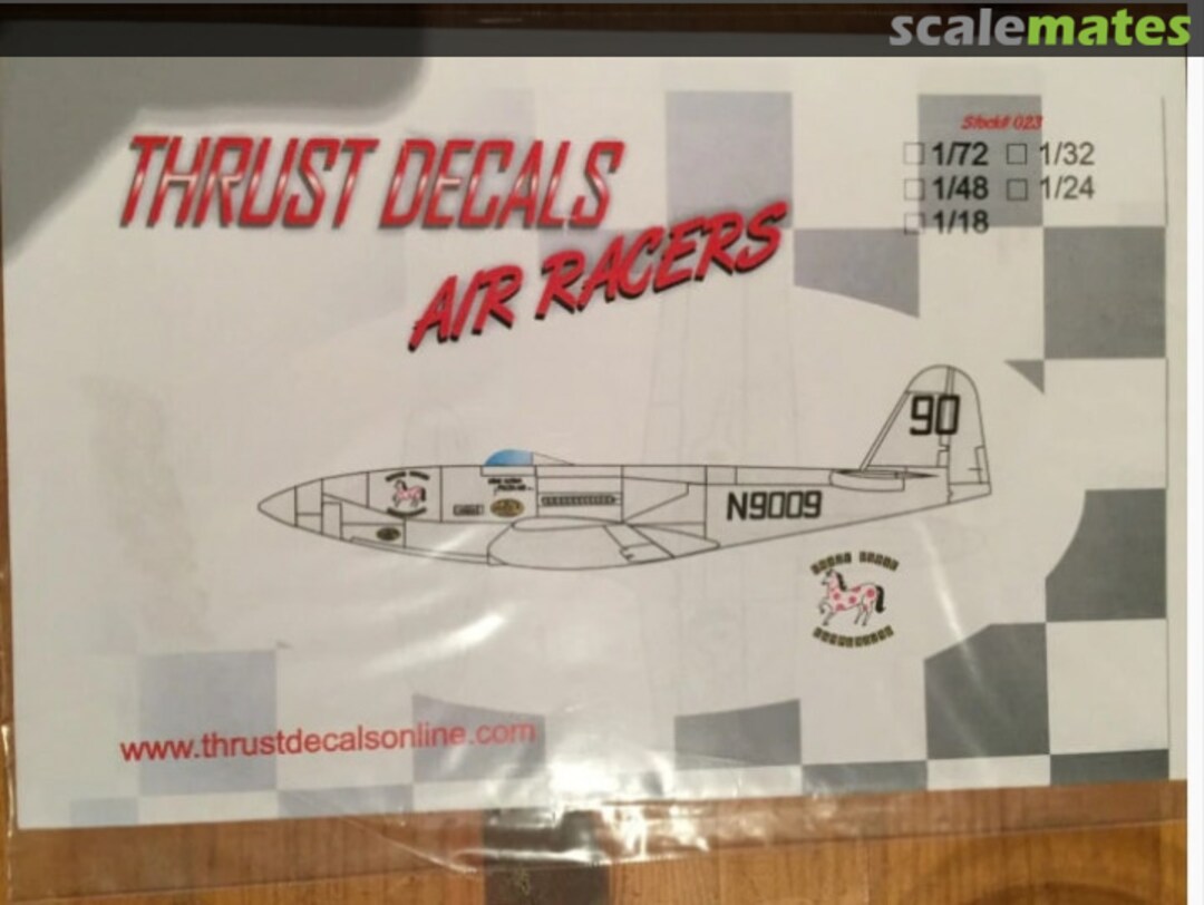 Boxart P-63 Racer Crazy Horse 0001 Thrust Decals