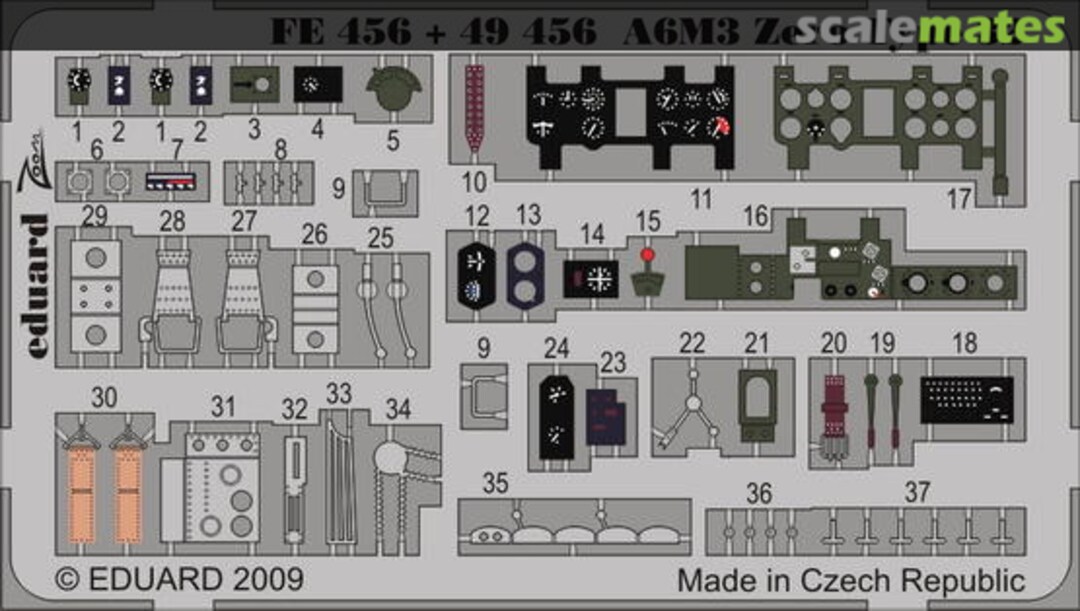 Boxart A6M3 Zero Type 32 S.A. FE456 Eduard