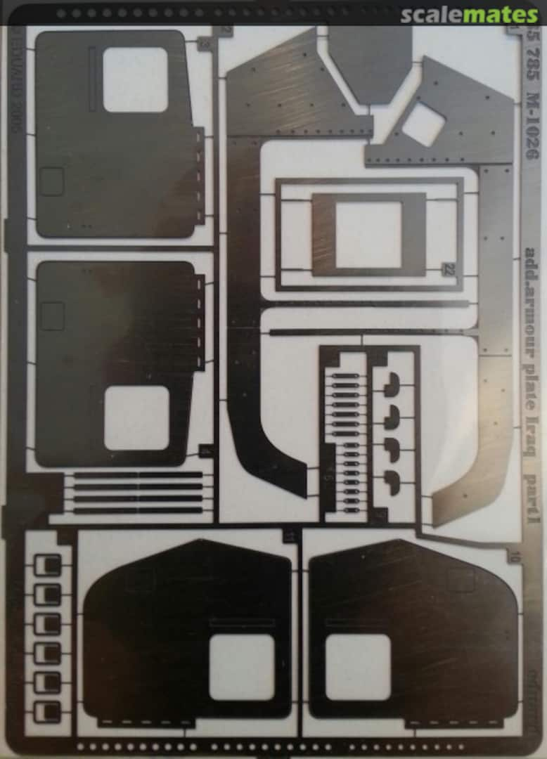 Boxart M-1026 Humvee add.armour plate Iraq 35785 Eduard