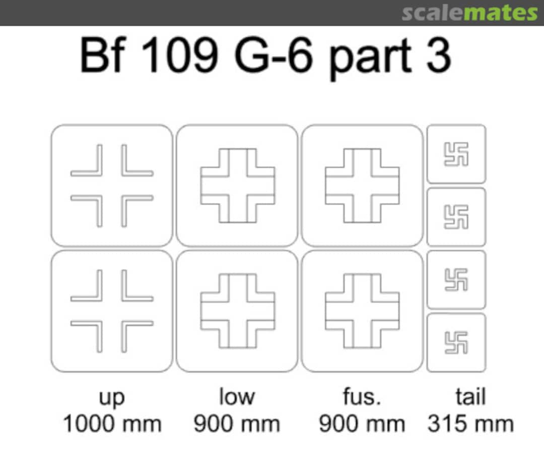 Boxart Bf 109 G-6 part 3 24018 Omask