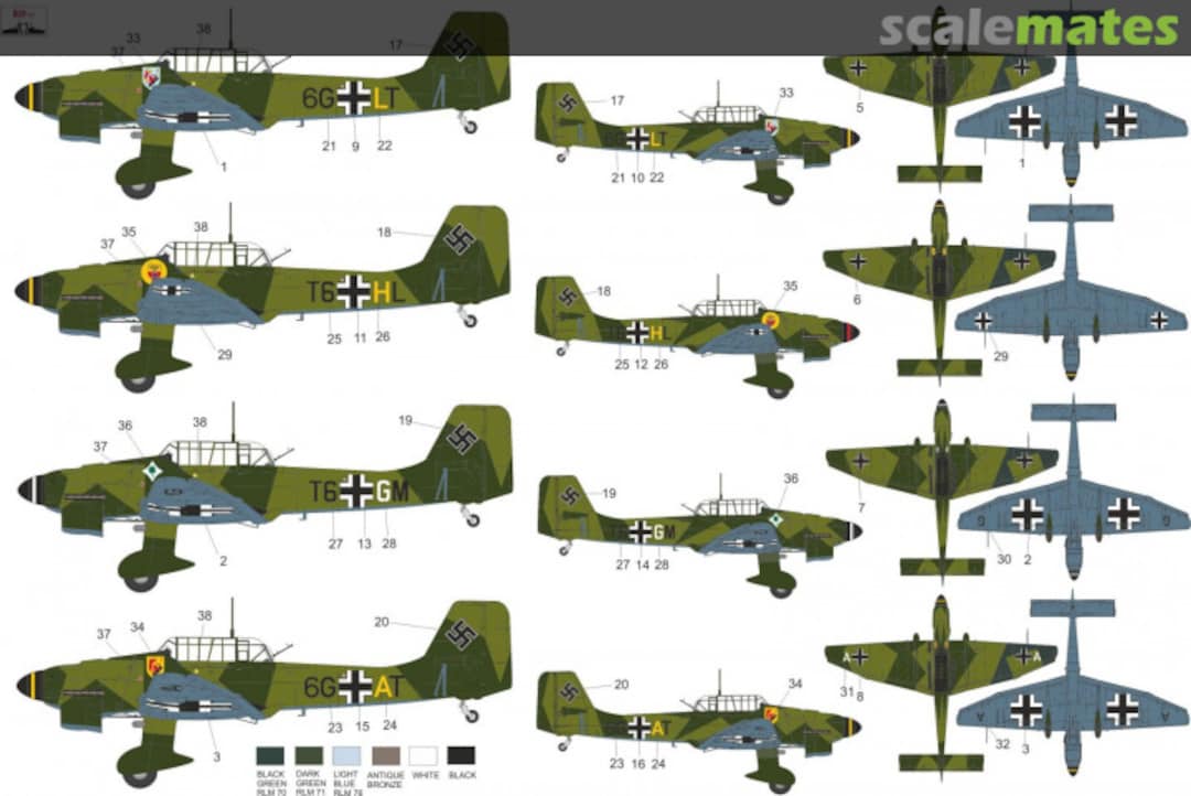 Contents JUNKERS JU 87B STUKA - BATTLE OF BRITAIN MNFDL48040 ROP o.s.