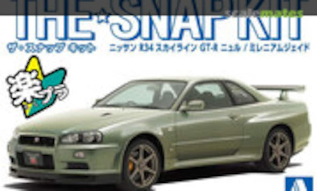 1:32 Nissan R34 Skyline GT-R Nür / Millennium Jade (Aoshima 062531)