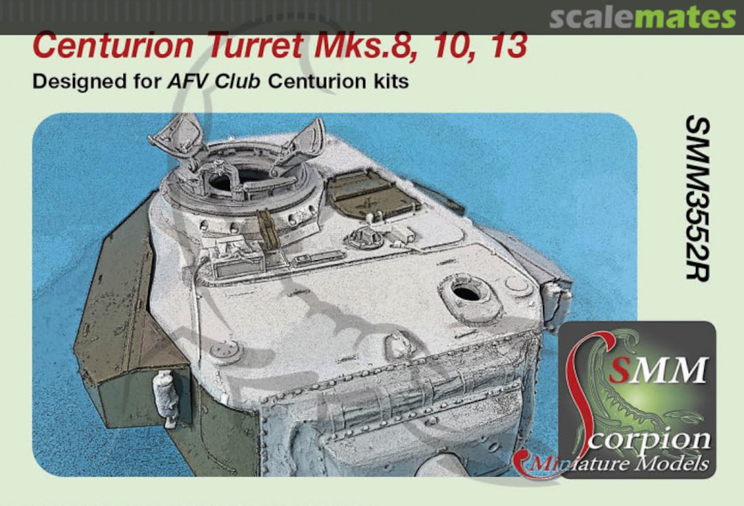 Boxart Centurion Turret Mks.8,10,13 SMM3552R Scorpion Miniature Models