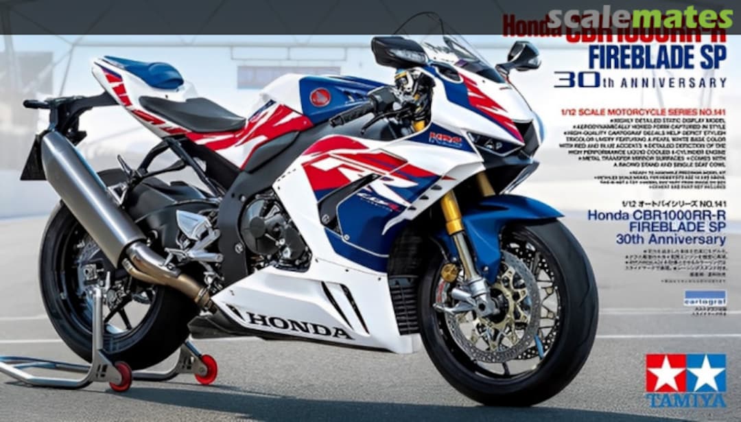 Boxart Honda CBR1000RR-R Fireblade SP 30th Anniversary 14141 Tamiya