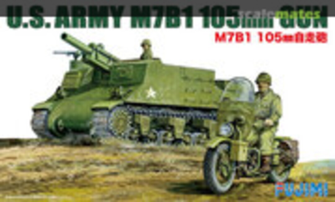 1:76 U.S. Army M7B1 105mm Gun (Fujimi 76218)