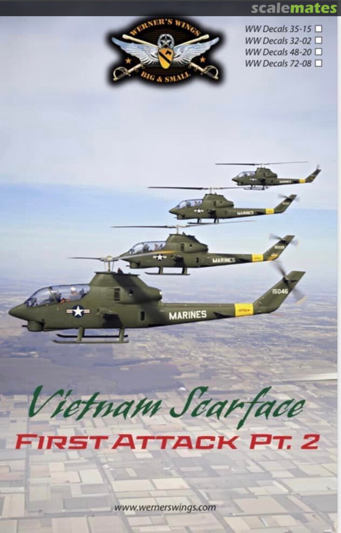 Boxart Vietnam Scarface WW Decals 72-08 Werner's Wings