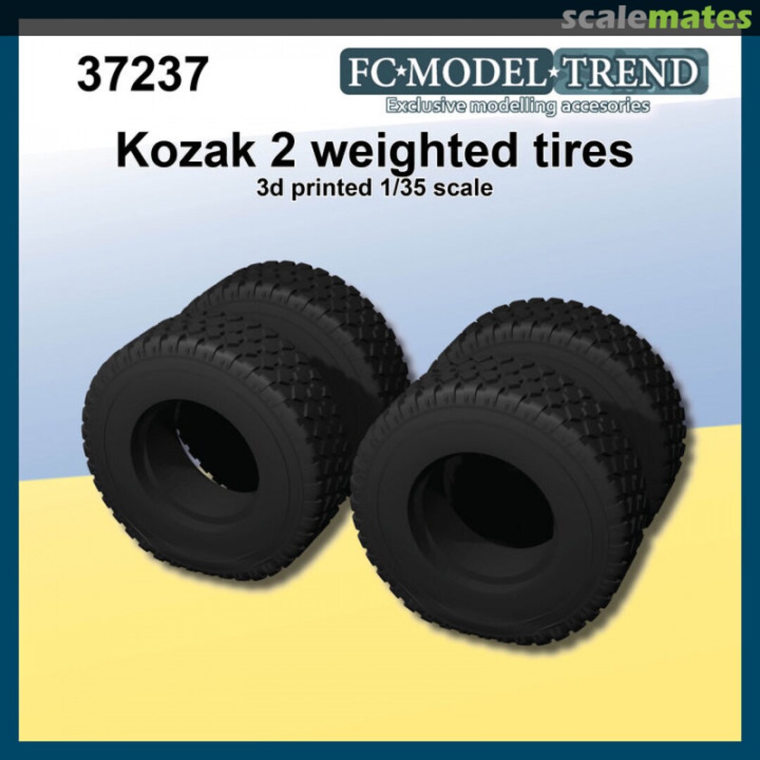 Boxart Kozak 2 weighted tires 37237 FC Model Trend