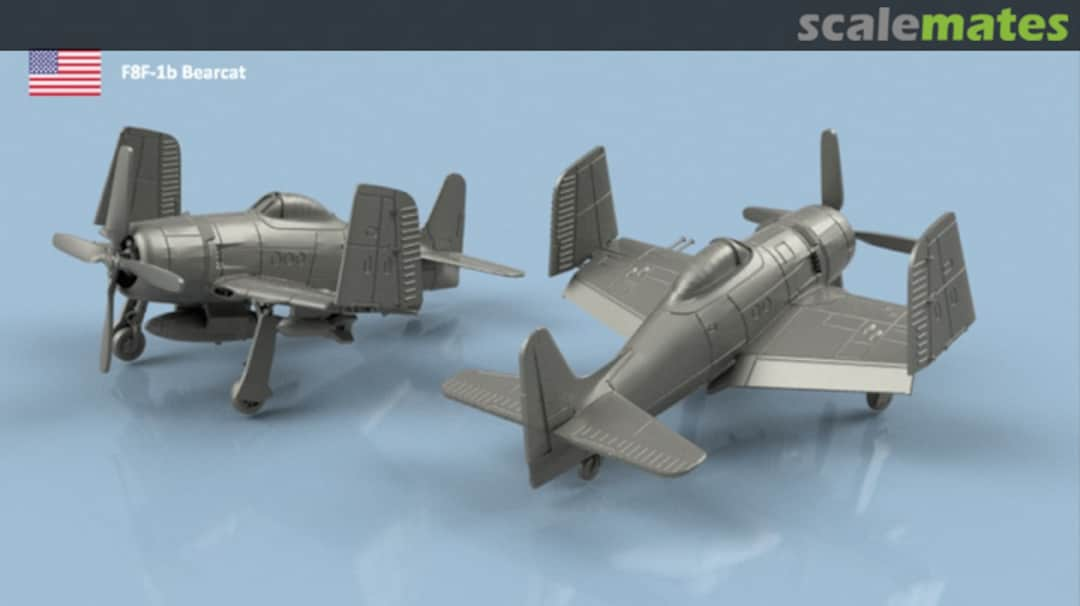 Boxart Grumman F8F-1b Bearcat folded wings - 3D printing (5 pcs) 3D350490 L'Arsenal