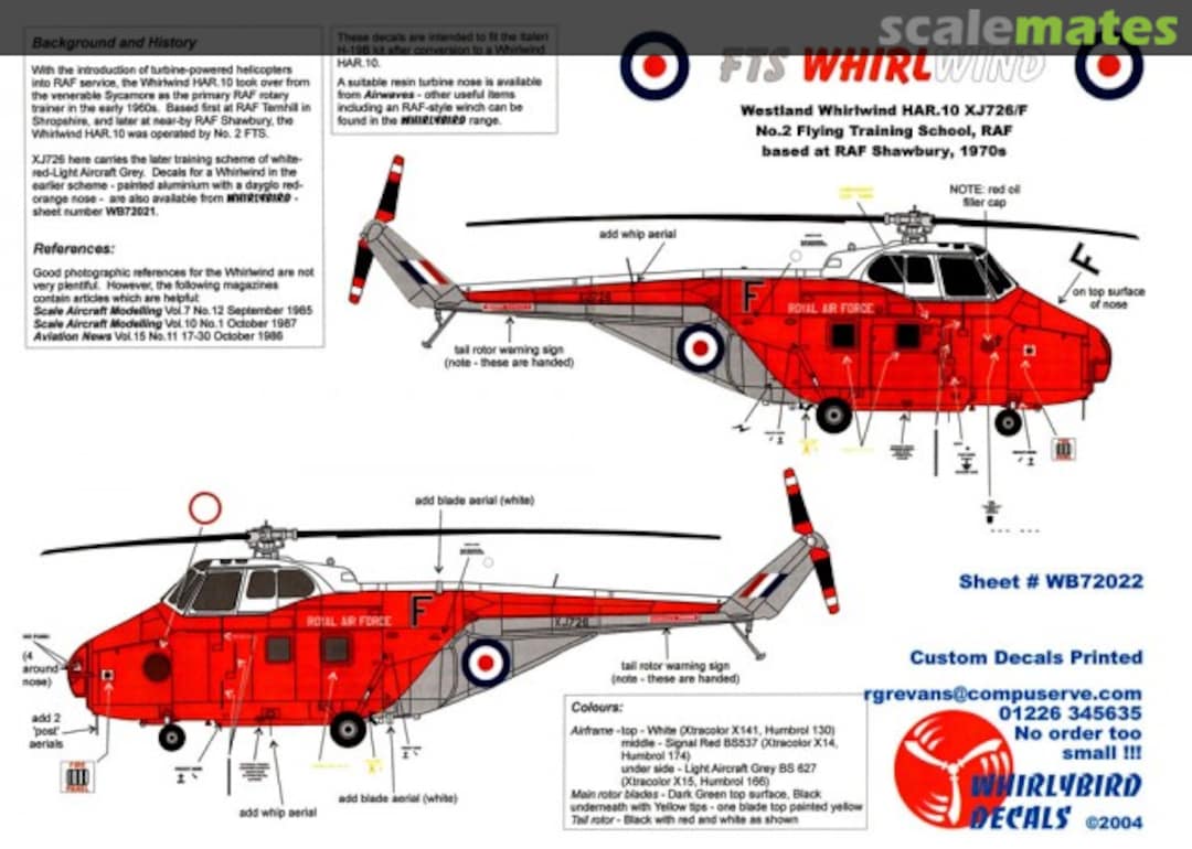 Boxart FTS Whirlwind WB72022 Whirlybird