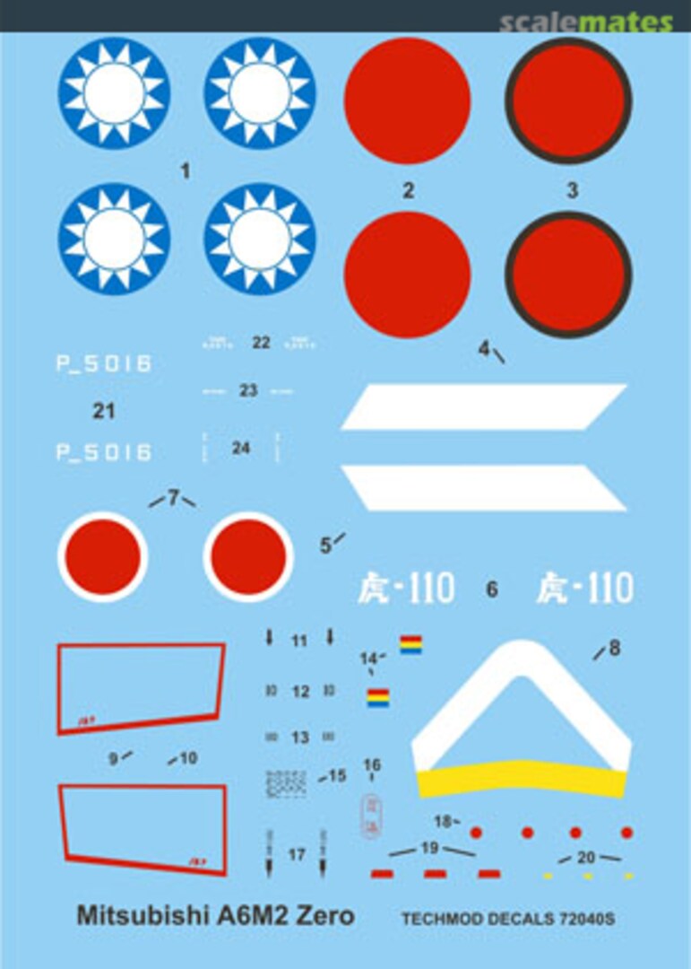 Boxart Mitsubishi A6M2 Zero 72040 Techmod