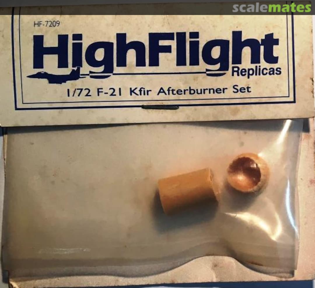 Boxart F-21 Kfir Afterburner Set HF-7209 HighFlight Replicas