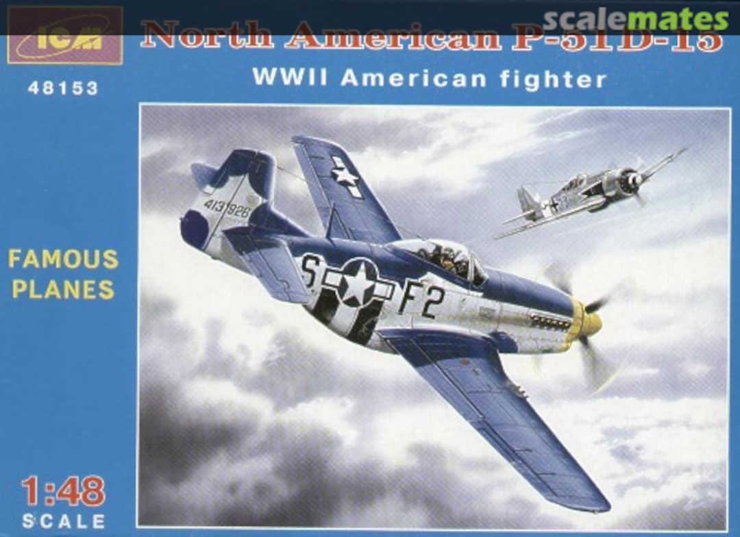 Boxart North American P-51D-15 48153 ICM